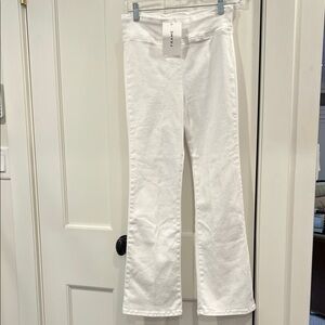 Frame Denim Women's Crisp White Wide Leg Jeans